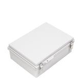 Boxco P-Series 11.02 x 14.96 x 5.12 Inches(280 x 380 x 130mm) Plastic Enclosure, IP67, IK08, PC, Grey Cover, Molded Hinge and Latch Type - PHOTO 1