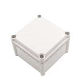 Boxco S-Series 7.48 x 7.48 x 5.12 Inches(190x190x130mm) Plastic Enclosure, IP67, IK08, ABS, Grey Cover, Screw Type - PHOTO 1