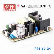 Mean Well RPS-60-24 Green Power Supply W 24V 2.5A - Medical Power Supply