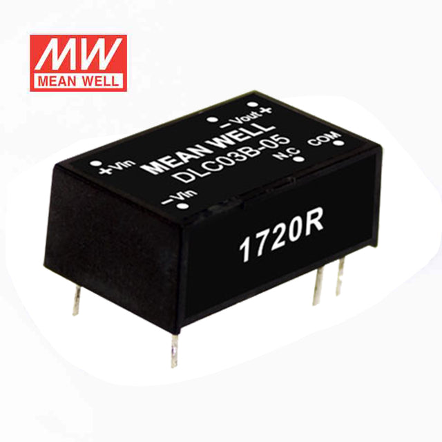 Mean Well DLC03B-12 DC-DC Converter - 3W - 18~36V in ±12V out