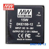 Mean Well DKE15B-12 DC-DC Converter - 15W - 18~36V in ±12V out - PHOTO 2