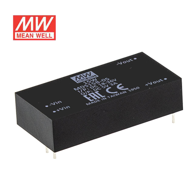 Mean Well MDS15C-24 DC-DC Converter - 15W - 36~75V in 24V out