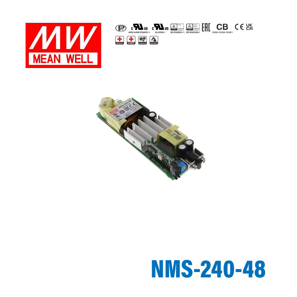 Mean Well NMS-240-48 Modular Power Supply, 240W, 48V, Configuration Code K
