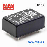 Mean Well DCW03B-15 DC-DC Converter - 3W - 18~36V in ±15V out