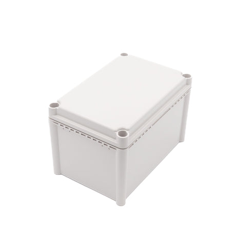 Boxco S-Series 7.48 x 11.02 x 7.09 Inches(190x280x180mm) Plastic Enclosure, IP67, IK08, ABS, Grey Cover, Screw Type - PHOTO 1