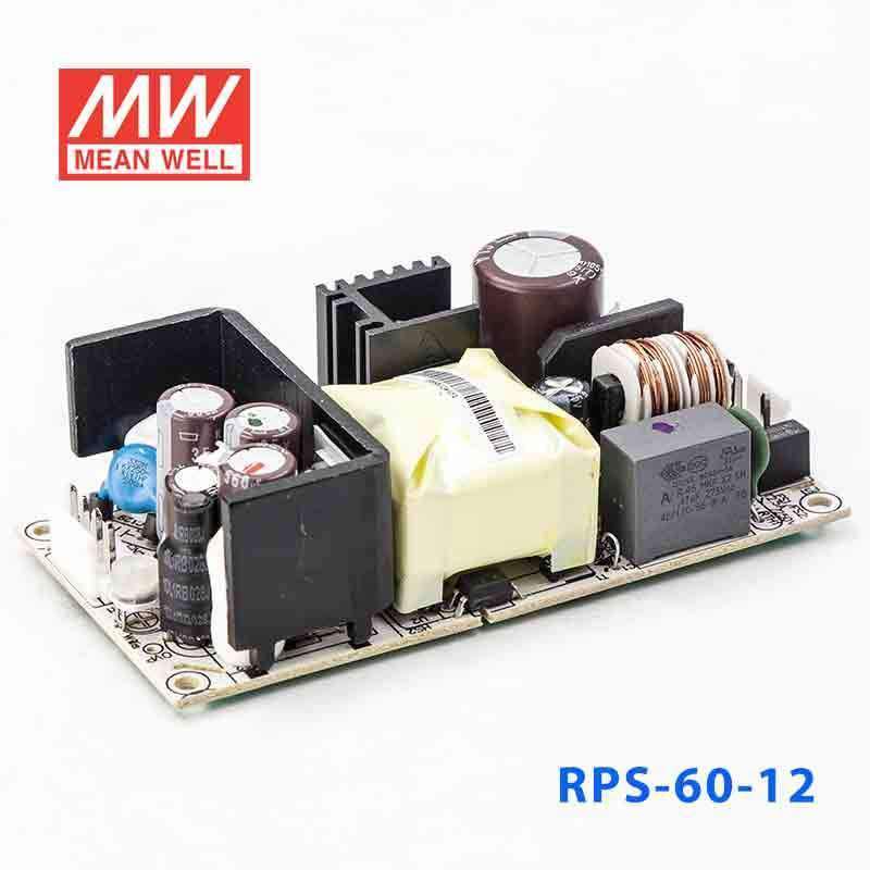 Mean Well RPS-60-12 Green Power Supply W 12V 5A - Medical Power Supply - PHOTO 1