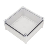Boxco S-Series 11.02 x 11.02 x 5.12 Inches(280x280x130mm) Plastic Enclosure, IP67, IK08, PC, Transparent Cover, Screw Type - PHOTO 1