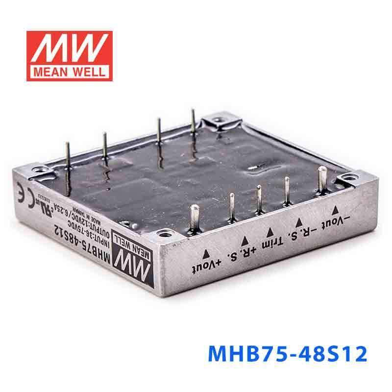 Mean Well MHB75-48S12 DC-DC Converter - 75W - 36~72V in 12V out - PHOTO 4