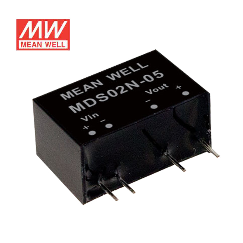 Mean Well MDS02N-05 DC-DC Converter - 2W - 21.6~26.4V in 5V out