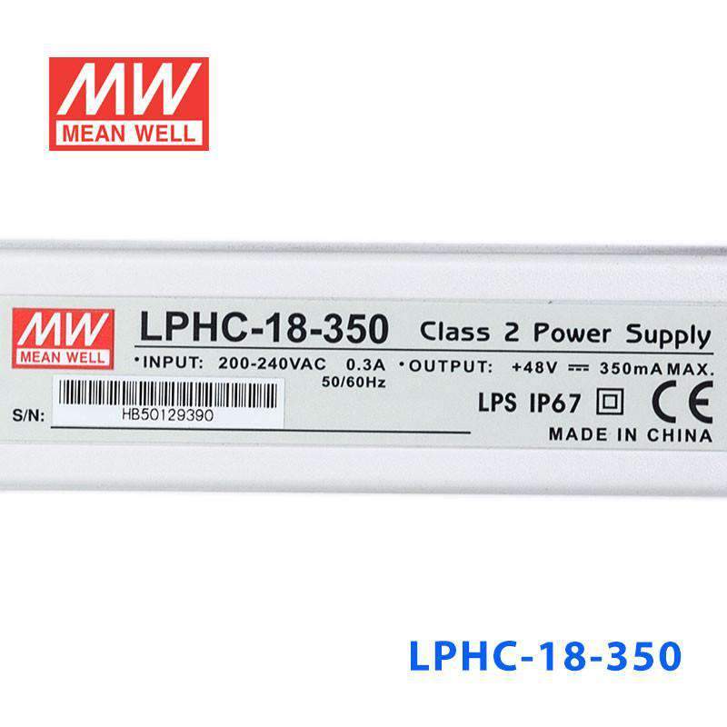 Mean Well LPHC-18-350 AC-DC Single output LED driver Constant Current - PHOTO 3