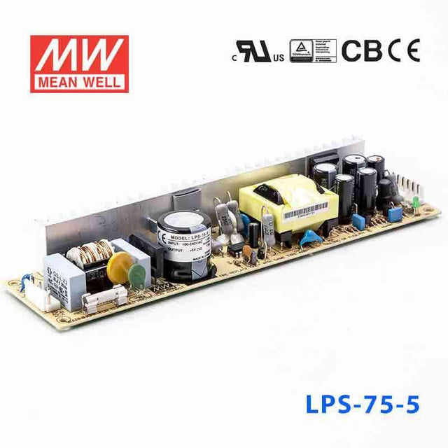 Mean Well LPS-75-5 Power Supply 75W 5V