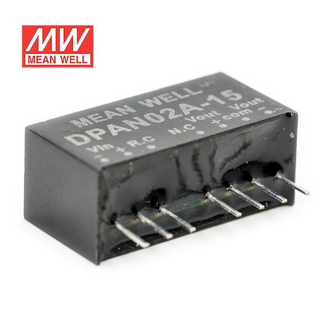 Mean Well DPAN02A-15 DC-DC Converter - 2W - 9~18V in ±15V out