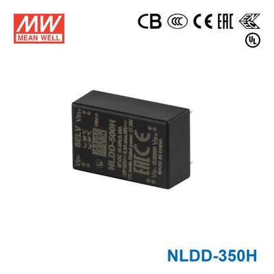 Mean Well NLDD-350H DC/DC LED Driver CC 350mA - Step-down