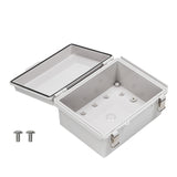 Boxco P-Series 6.69 x 8.66 x 4.33 Inches(170 x 220 x 110mm) Plastic Enclosure, IP67, IK08, PC, Grey Cover, Molded Hinge and Latch Type - PHOTO 3