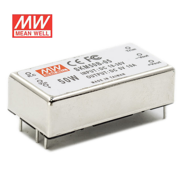 Mean Well SKM50B-05 DC-DC Converter - 50W - 18~36V in 5V out