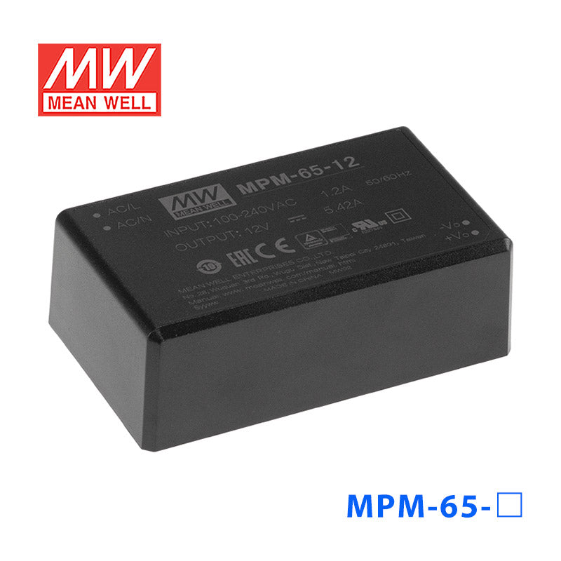 Mean Well MPM-65-15 Power Supply 65W 15V