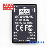 Mean Well SCW12B-15 DC-DC Converter - 12W 18~36V DC in 15V out 800mA - PHOTO 2