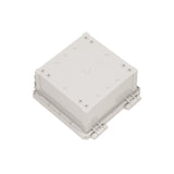 Boxco Q-series 5.91 x 5.91 x 3.54 Inches(150 x 150 x 90mm) Plastic Enclosure, IP67, IK08, ABS, Grey Cover, Hinge Type with Plate - PHOTO 2