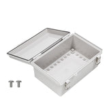 Boxco P-Series 7.87 x 11.81 x 5.12 Inches(200 x 300 x 130mm) Plastic Enclosure, IP67, IK08, ABS, Grey Cover, Molded Hinge and Latch Type - PHOTO 3