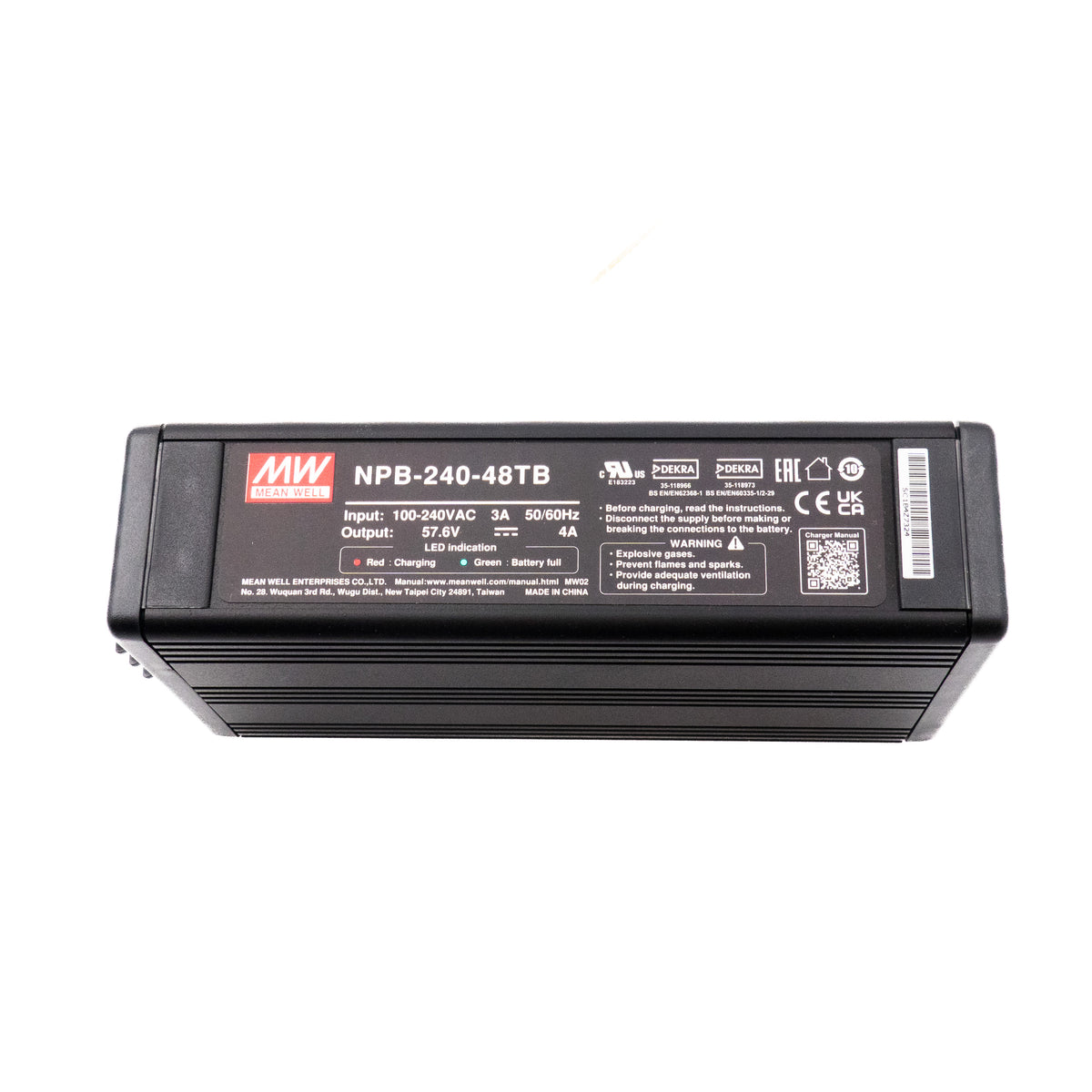 Mean Well NPB-240-48TB Battery Charger 240W 48V Terminal Block 4A - PHOTO 1