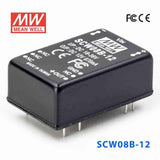 Mean Well SCW08B-12 DC-DC Converter - 8W 18~36V DC in 12V out