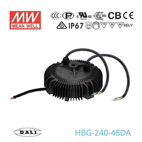 Mean Well HBG-240-48DA Power Supply 240W 48V - DALI 5A