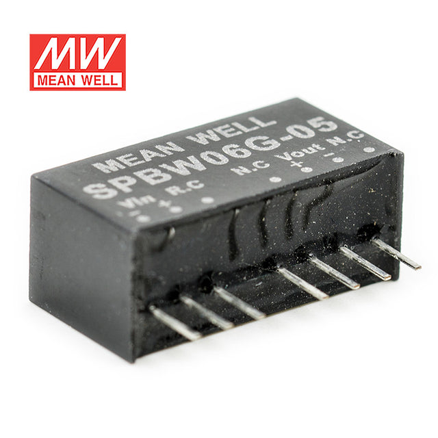 Mean Well SPBW06G-05 DC-DC Converter - 6W - 18~75V in 5V out