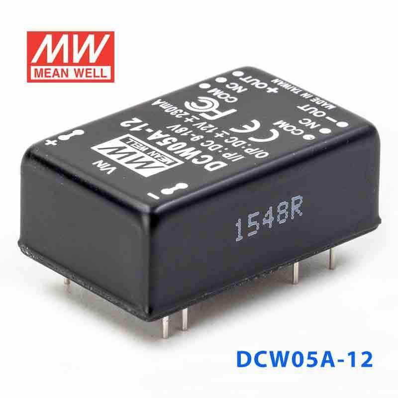 Mean Well DCW05A-12 DC-DC Converter - 5W - 9~18V in ±12V out - PHOTO 1