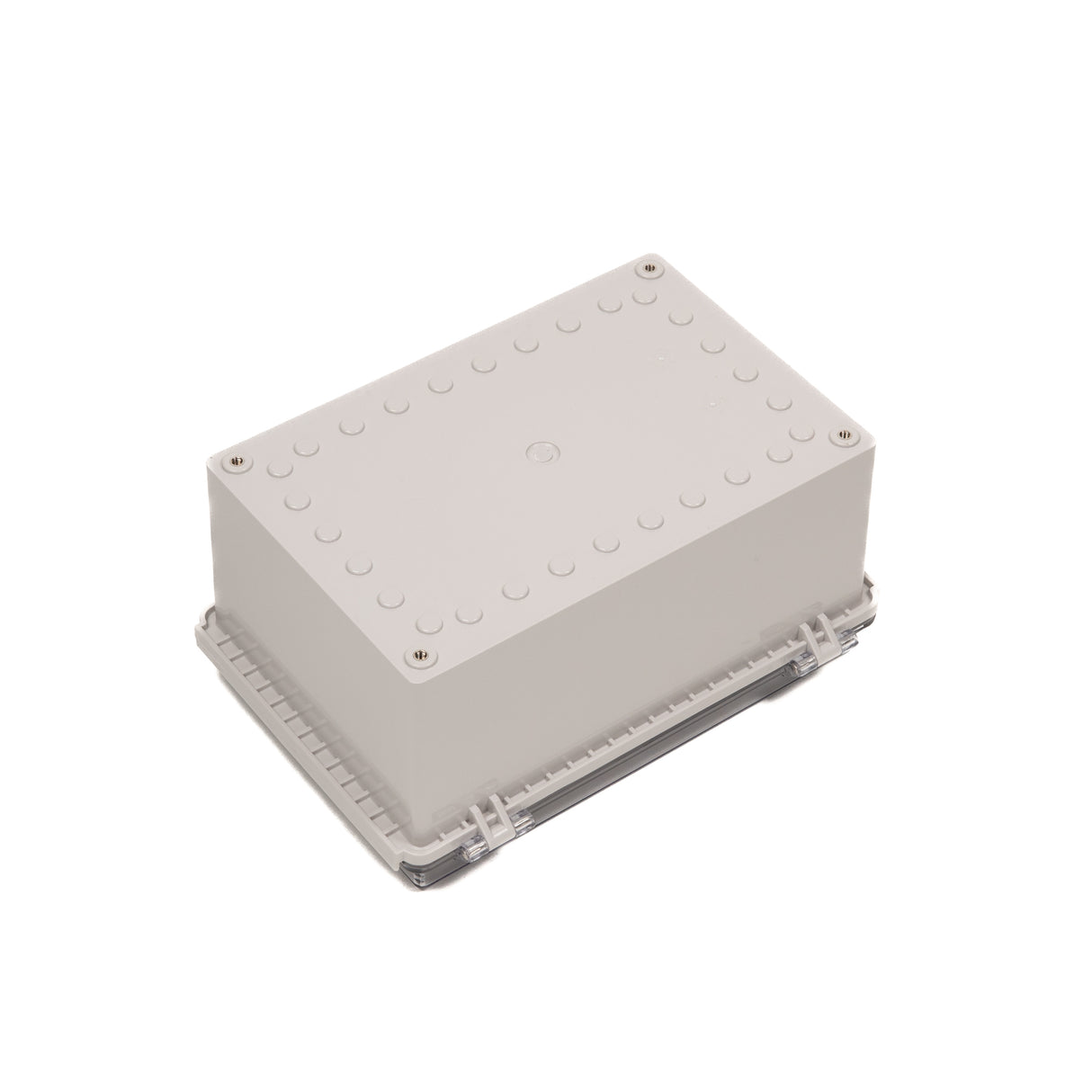 Boxco P-Series 7.48 x 11.02 x 5.51 Inches(190 x 280 x 140mm) Plastic Enclosure, IP67, IK08, PC, Transparent Cover, Molded Hinge and Latch Type - PHOTO 3