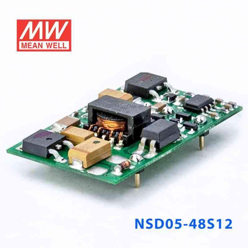 Mean Well NSD05-48S12 DC-DC Converter - 5.04W - 18~72V in 12V out - PHOTO 1