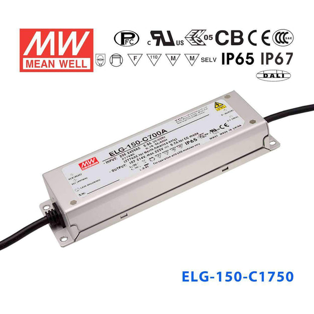 Mean Well ELG-150-C1750 Power Supply 150W 1750mA