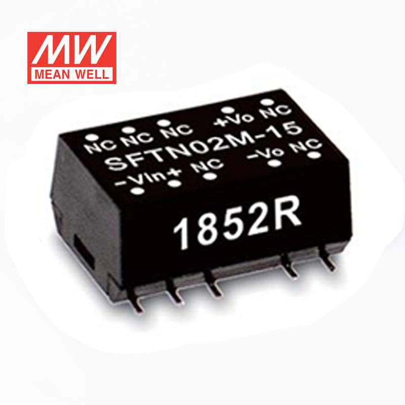 Mean Well SFTN02M-05 DC-DC Converter - 2W - 10.8~13.2V in 5V out