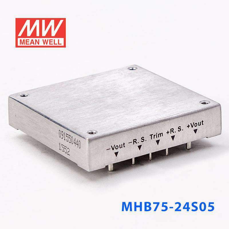 Mean Well MHB75-24S05 DC-DC Converter - 75W - 18~36V in 5V out - PHOTO 1