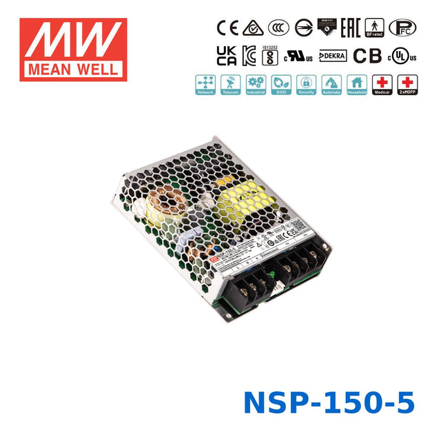 Mean Well 150W High Reliable Multi-Industries Power Supply 5V 30A