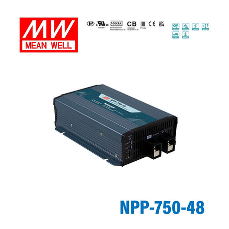 Mean Well NPP-750-48 759.4W 48V Battery Charge& Power Supply 2-in-1, Selectable via Jumper