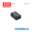 Mean Well SCW20W8-03 DC-DC Converter - 20W 9~75V DC in 3.3V out