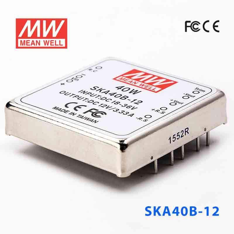 Mean Well SKA40B-12 DC-DC Converter - 35W - 18~36V in 12V out 3.33A