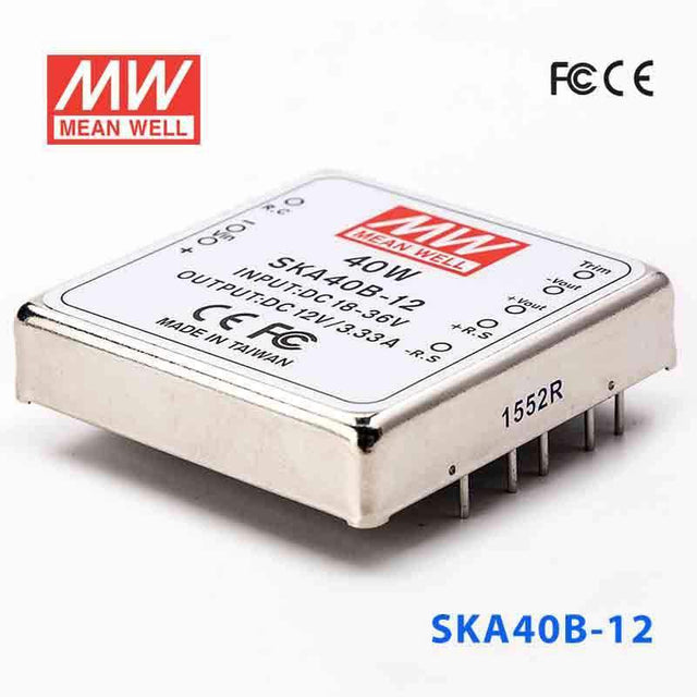 Mean Well SKA40B-12 DC-DC Converter - 35W - 18~36V in 12V out 3.33A