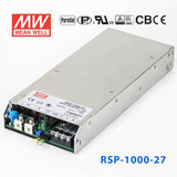 Mean Well RSP-1000-27 Power Supply 999W 27V