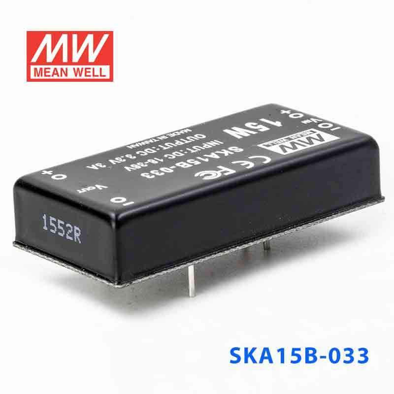 Mean Well SKA15B-033 DC-DC Converter - 15W - 18~36V in 3.3V out - PHOTO 1