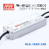 Mean Well HLG-185H-24B Power Supply 185W 24V- Dimmable
