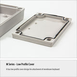 Boxco M-Series 3.15 x 5.12 x 4.92 Inches(80 x 130 x 125mm) Plastic Enclosure, IP67, IK08, ABS, Transparent Cover, Screw Type - PHOTO 2