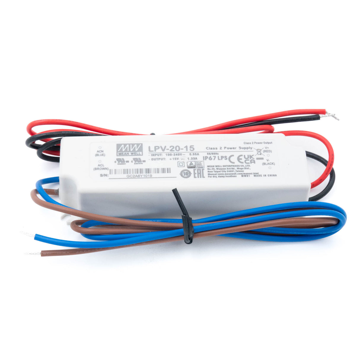 Mean Well LPV-20-15 Power Supply 20W 15V - PHOTO 1