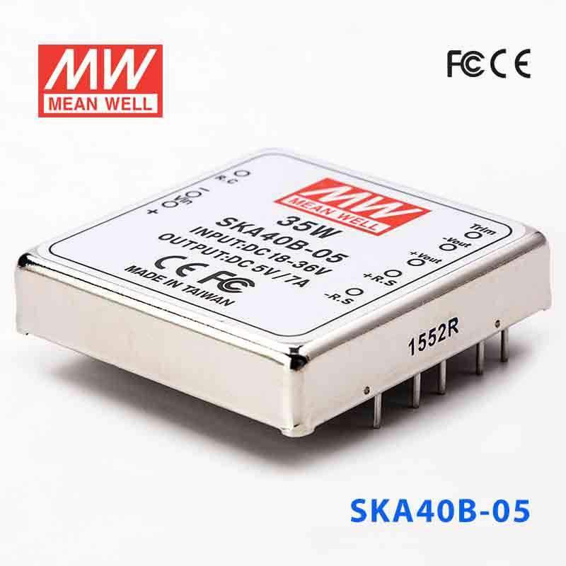 Mean Well SKA40B-05 DC-DC Converter - 35W - 18~36V in 5V out 7A