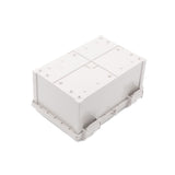 Boxco Q-Series 7.87 x 11.81 x 5.91 Inches(200 x 300 x 150mm) Plastic Enclosure, IP67, IK08, ABS, Grey Cover, Hinge Type with Plate - PHOTO 2