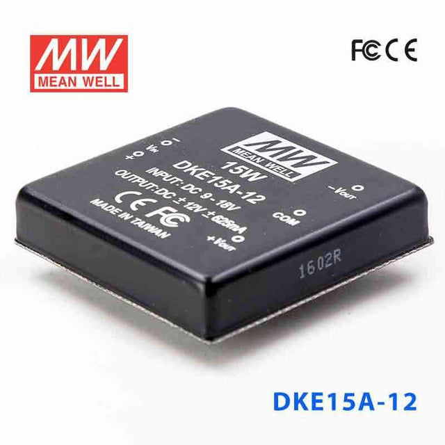 Mean Well DKE15A-12 DC-DC Converter - 15W - 9~18V in ±12V out