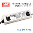 Mean Well ELG-240-C700AB Power Supply 240W 700mA - Adjustable and Dimmable