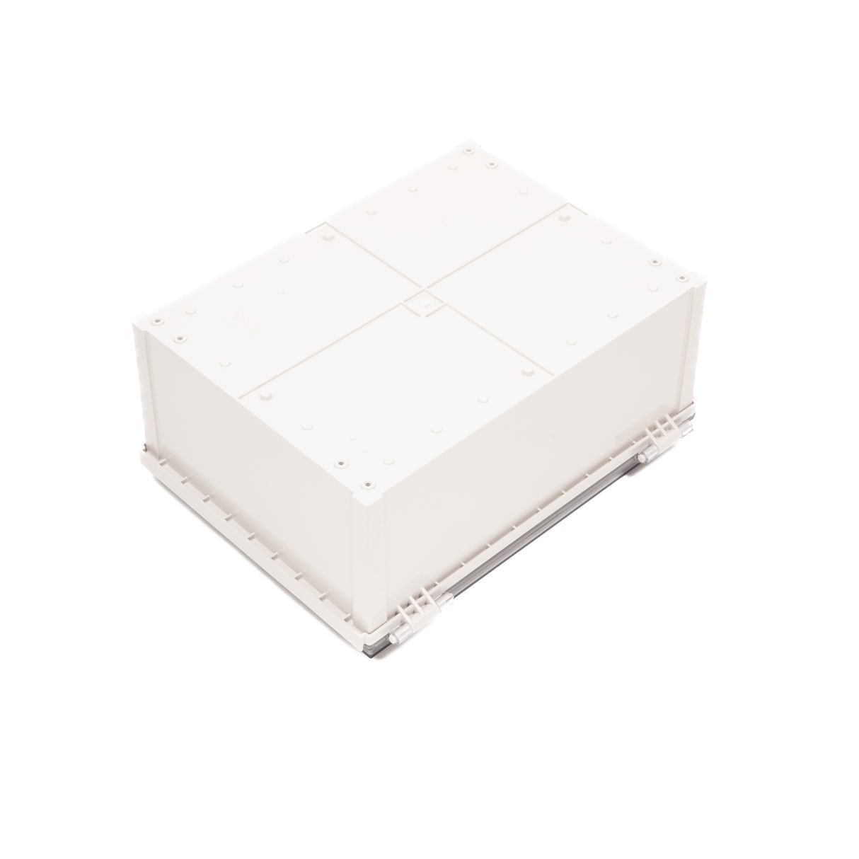 Boxco Q-Series 11.81 x 15.75 x 6.30 Inches(300 x 400 x 160mm) Plastic Enclosure, IP67, IK08, ABS, Transparent Cover, Plastic Hinge and Latch Type - PHOTO 3
