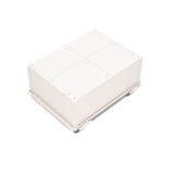 Boxco Q-Series 11.81 x 15.75 x 6.30 Inches(300 x 400 x 160mm) Plastic Enclosure, IP67, IK08, ABS, Transparent Cover, Plastic Hinge and Latch Type - PHOTO 3