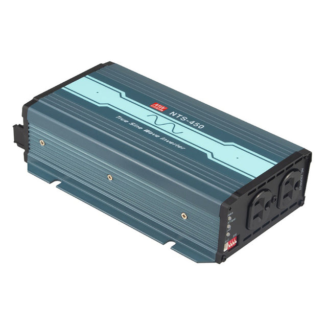 Mean Well NTS-450-124US True Sine Wave DC-AC Inverter 450W 110V out 24V in with US Socket